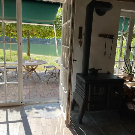 בית נופש Haus Am Kamin Privater Seezugang *