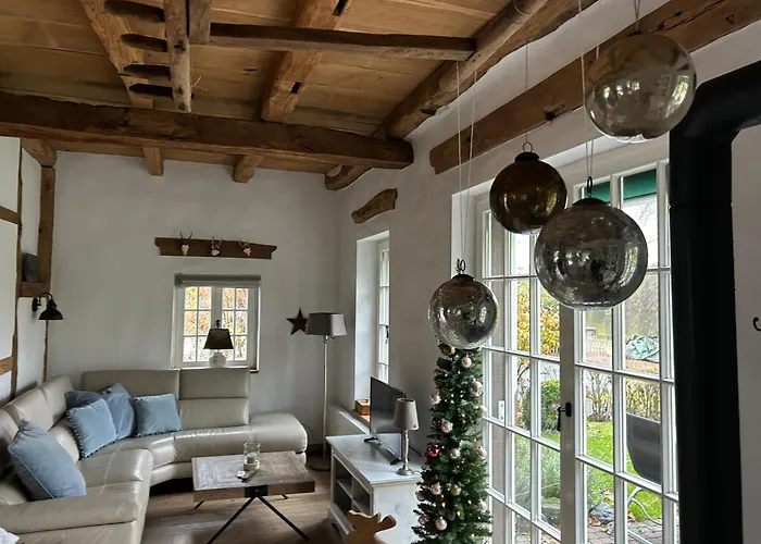 度假居 Haus Am Kamin Privater Seezugang